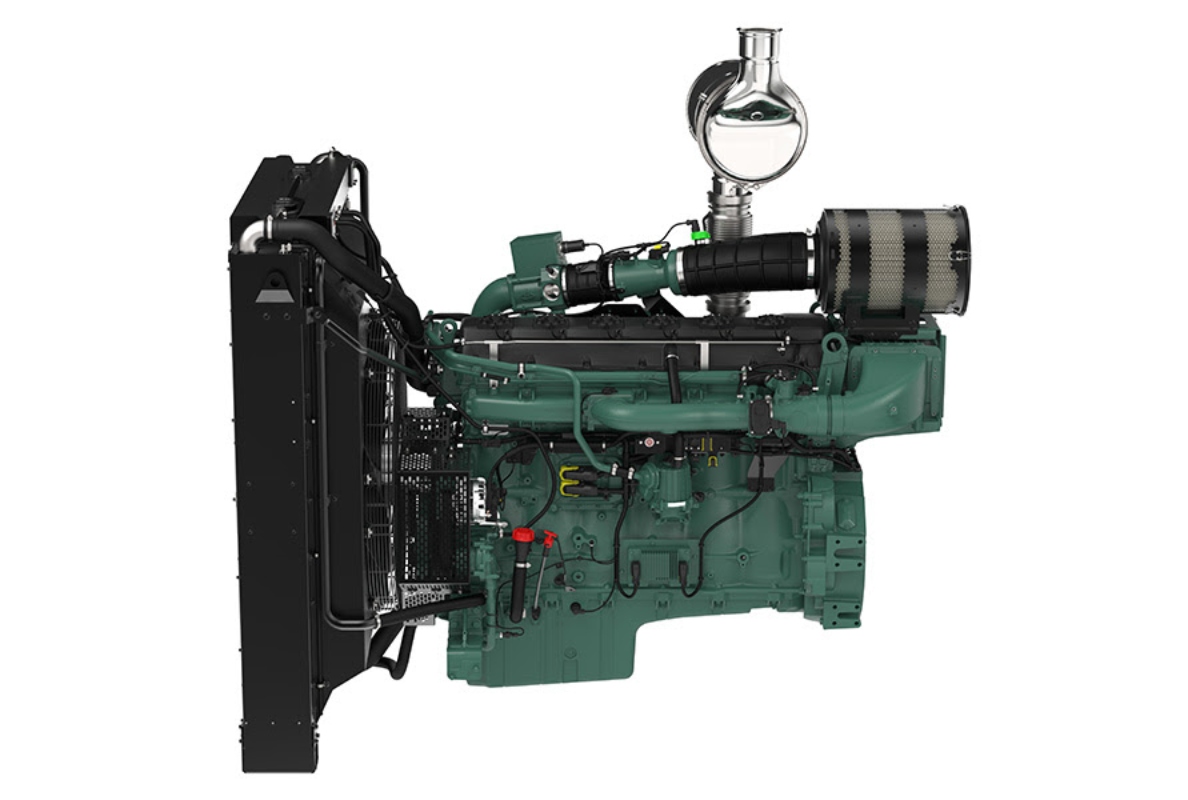The new Volvo Penta G17 natural gas engine will be on display at CONEXPO.