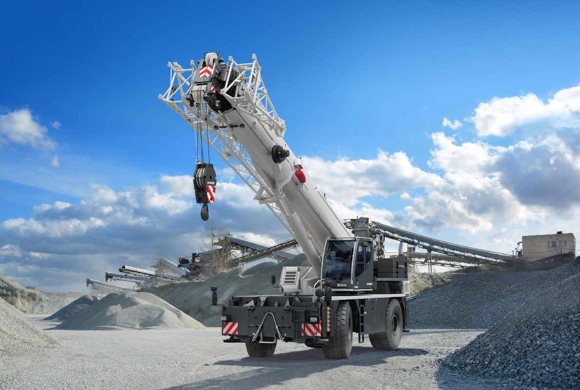 The new Liebherr LRT 1130-2.1 is now the world's most powerful all-terrain crane on two axles.