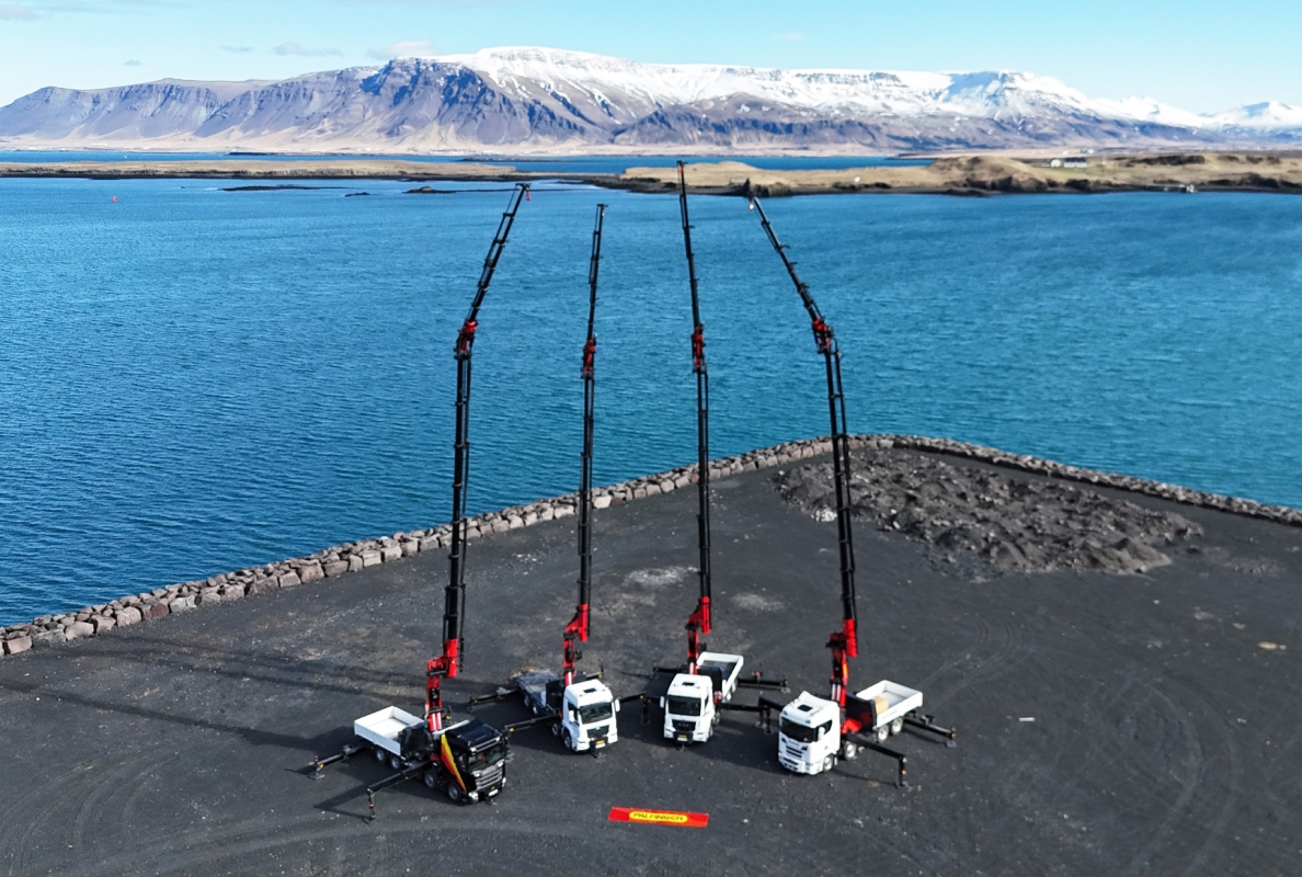 PALFINGER strengthens its presence in Iceland with four powerful PALDRIVE complete solutions.