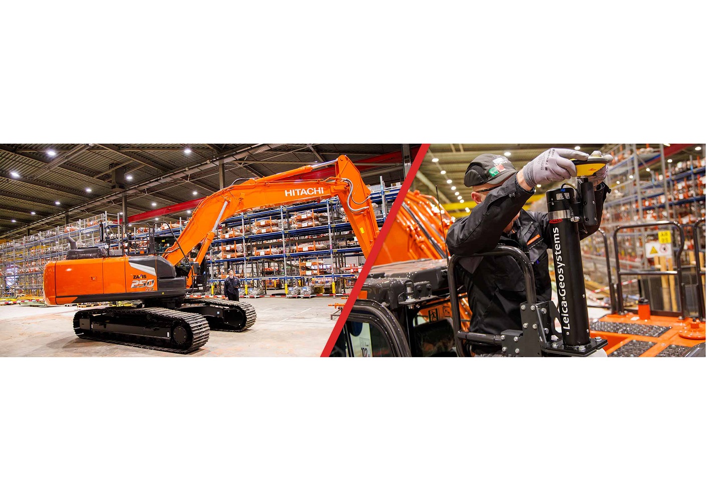 Hitachi Construction Machinery Europe (HCME) NV announces factory-fitted Leica Geosystems solutions for Zaxis-7 excavators