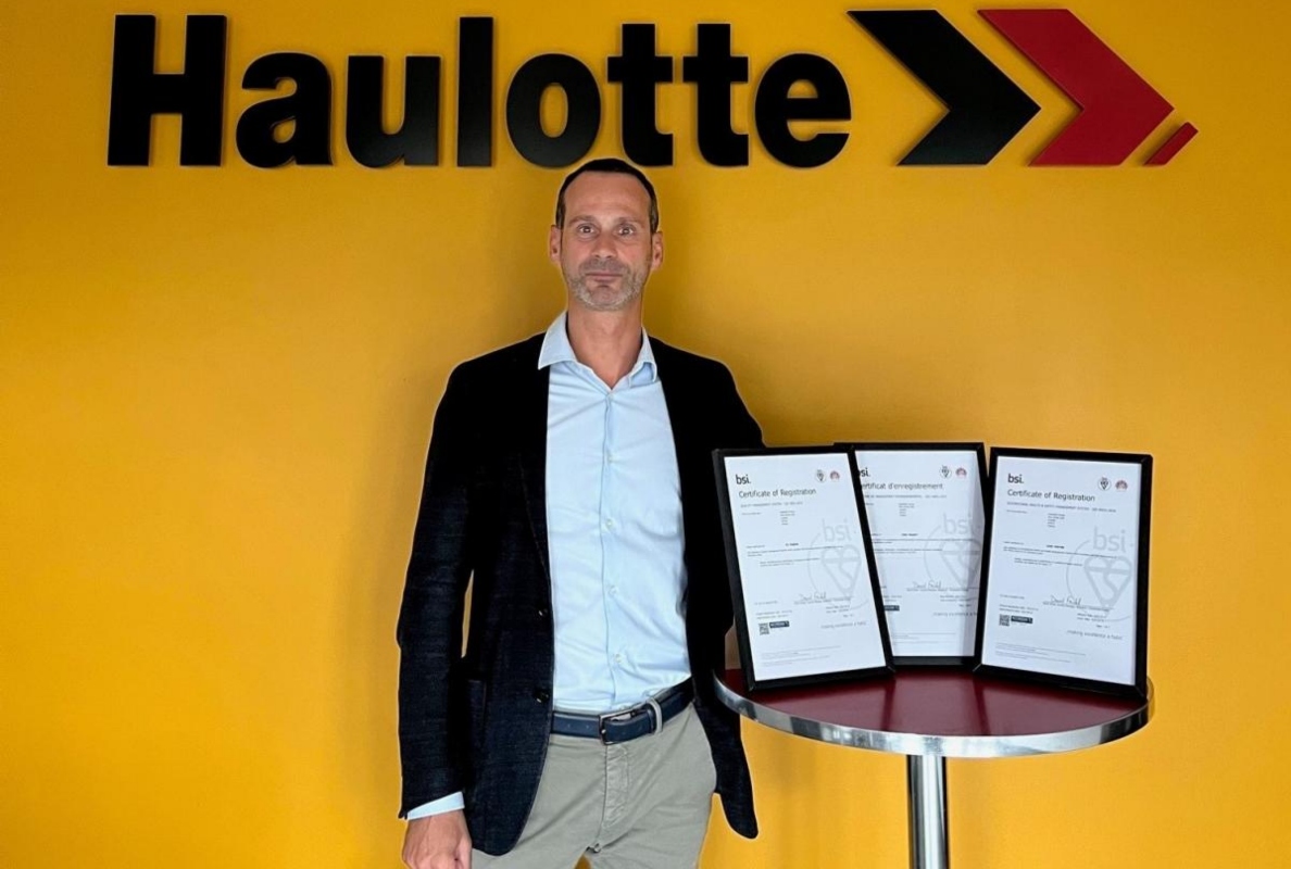 Haulotte France & Shanghai obtain triple ISO certification