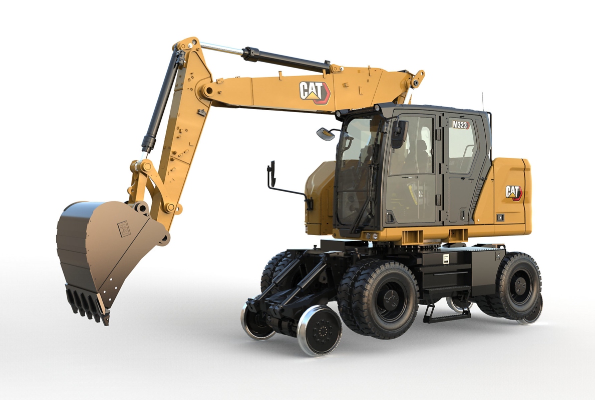 Caterpillar M323 rendering