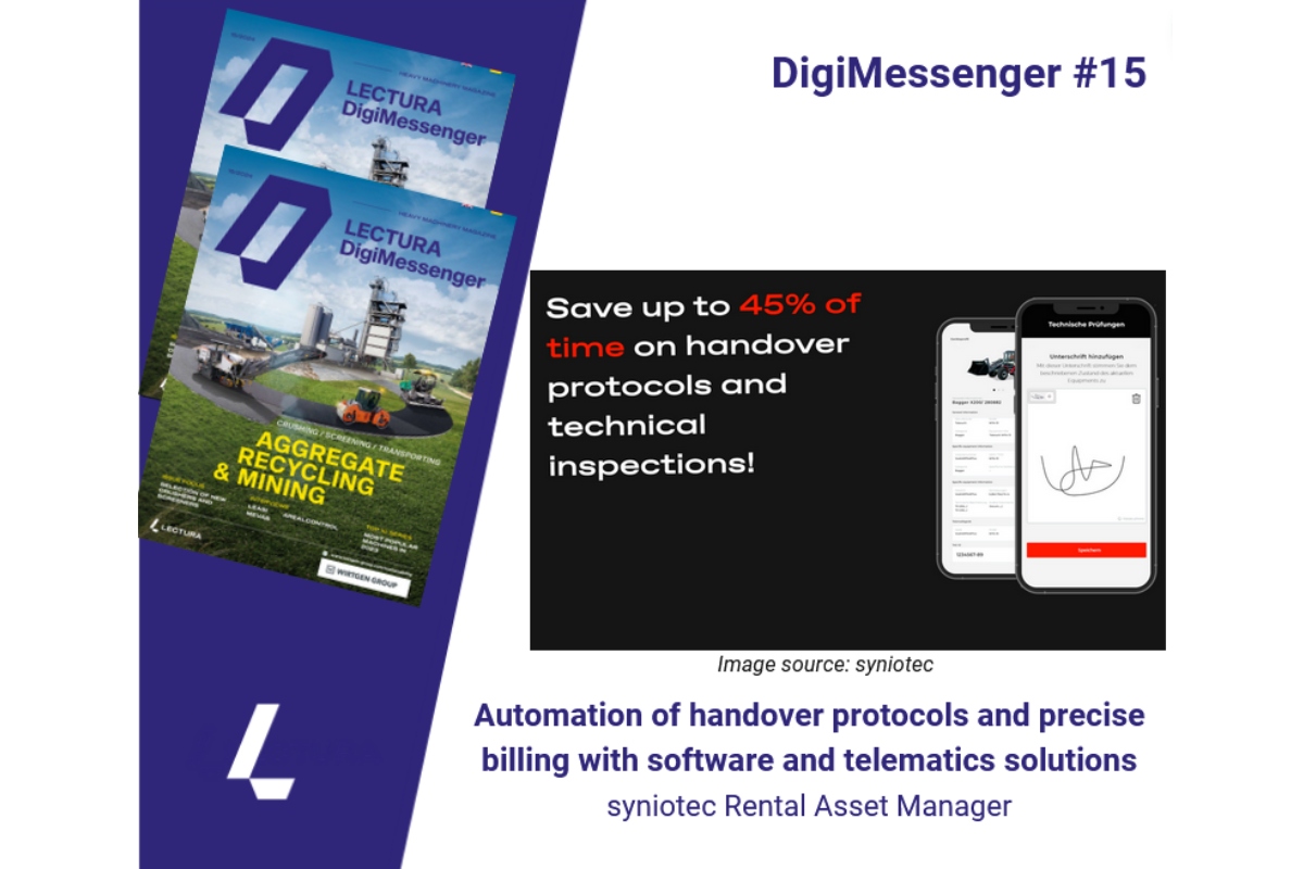Automation of handover protocols and precise billing with software and telematics solutions