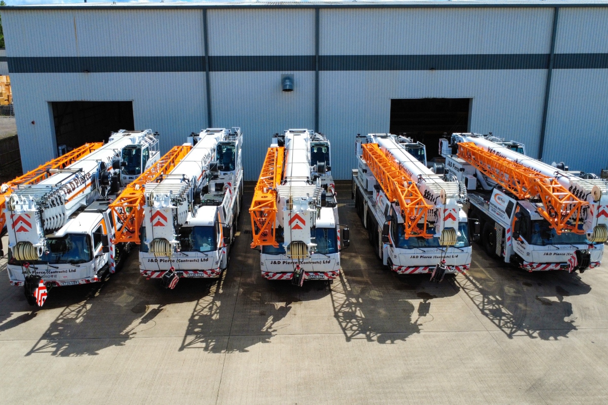 The latest Grove all-terrain crane additions for UK company J&D Pierce.