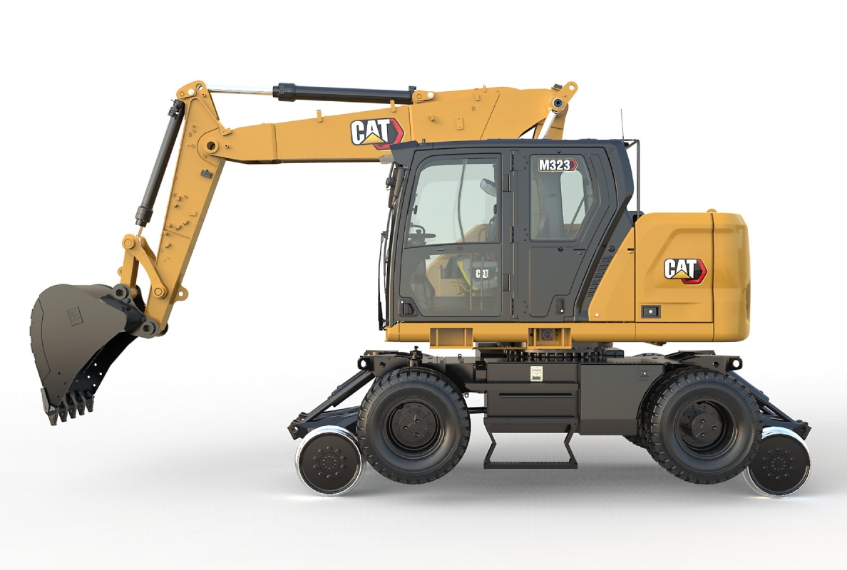 Caterpillar M323 rendering