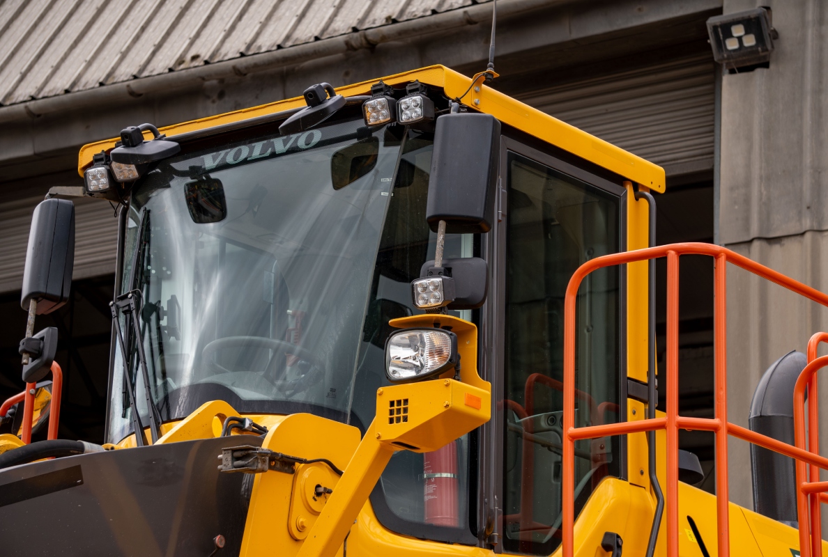 Operator comfort has been enhanced with a refurbished cab.