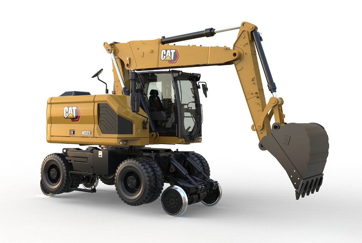 Caterpillar M323 rendering