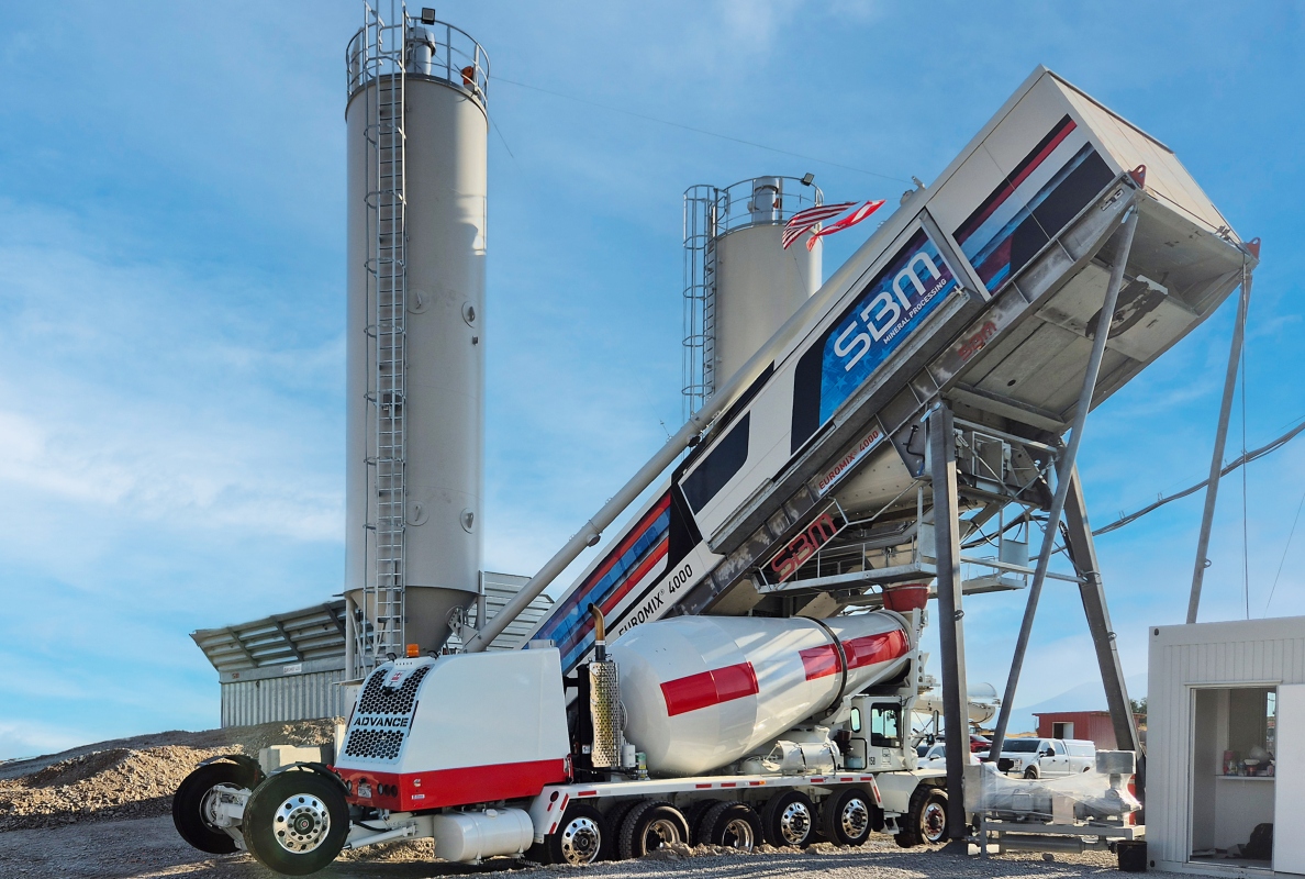 SBM has also been present in North America with its mobile EUROMIX concrete mixing plants for a good two years now. The top-of-the-range EUROMIX 4000 model will be on display in Las Vegas.