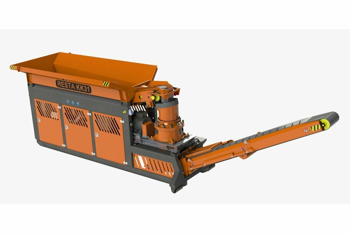 The new RESTA KK31 cone crusher will be presented for the first time at this year´s RecyclingAKTIV.