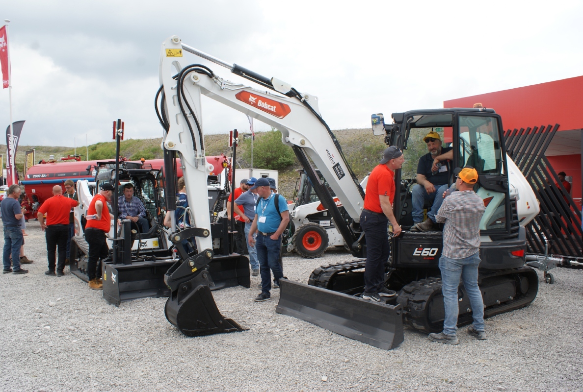Bobcat Stand Very Busy on First Day of Hillhead 2024