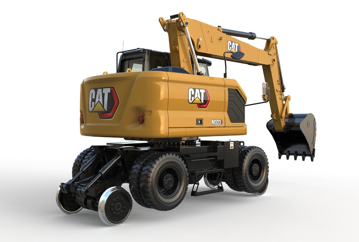 Caterpillar M323 rendering