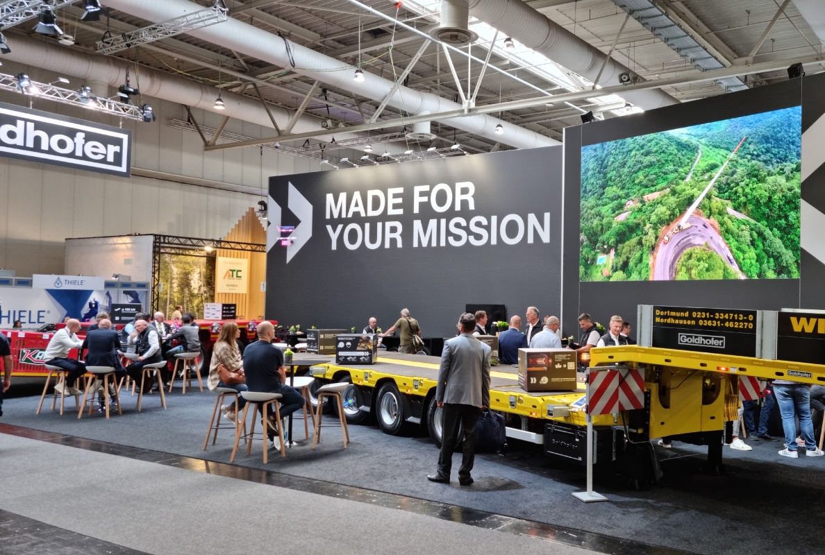 Goldhofer impressed trade visitors to the IAA Transportation 2024 with its trade show appearance across the board.