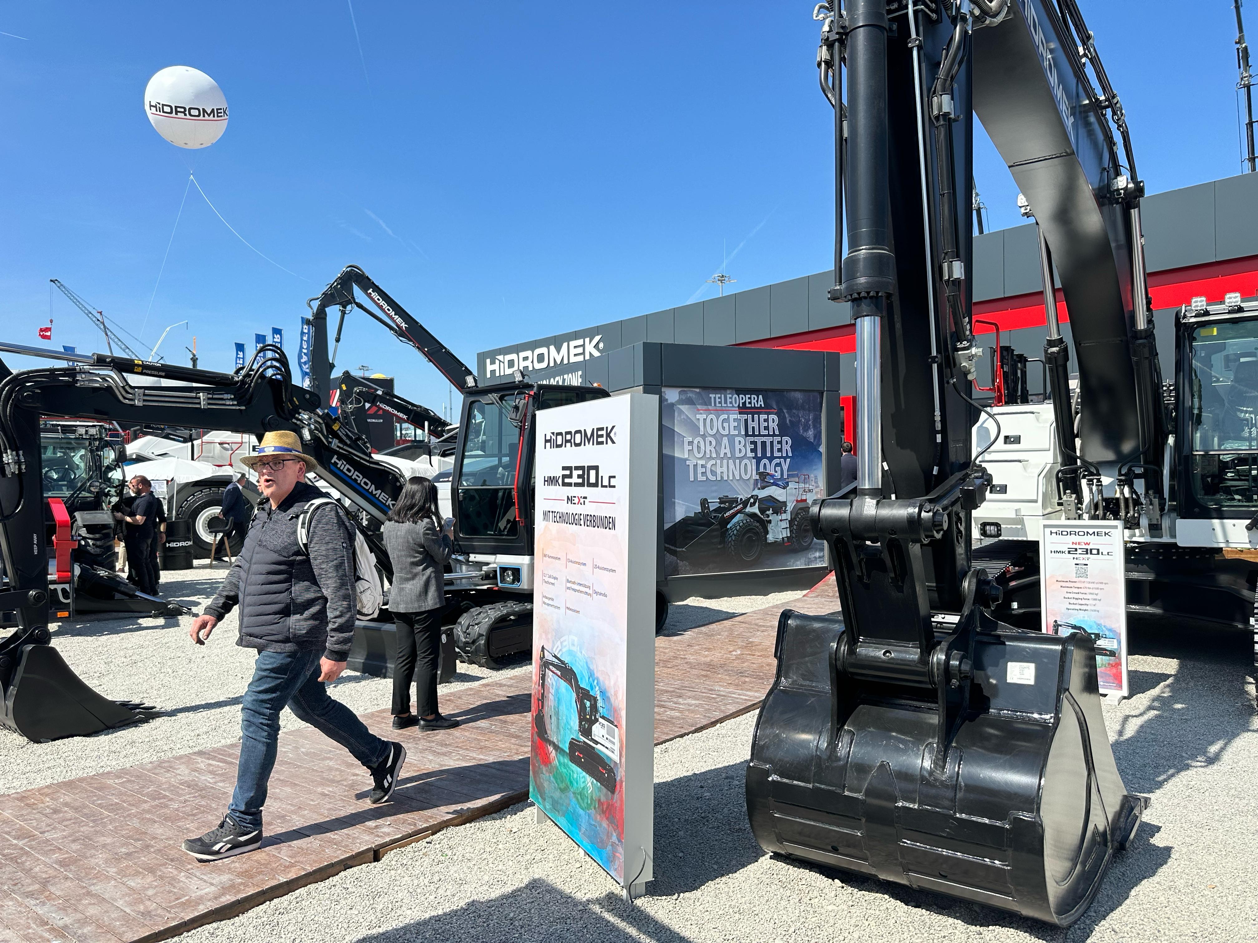 HİDROMEK attracted attention at bauma 2025 with 14 new models