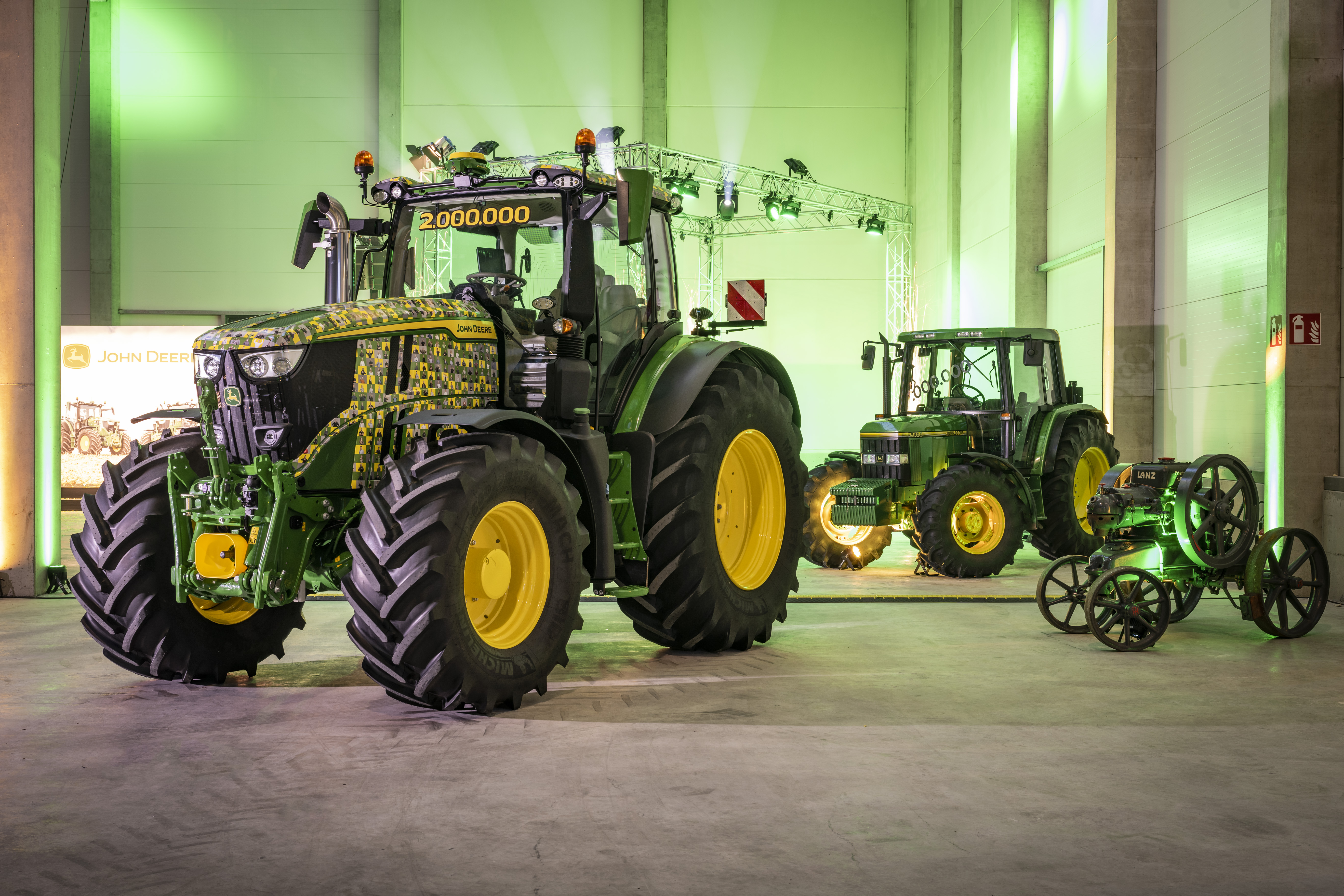 John Deere marks two million Mannheim tractor