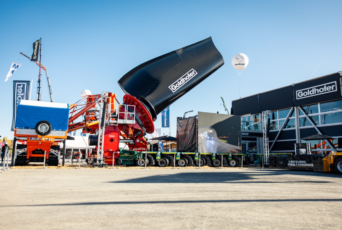 Goldhofer impressed with its exhibited heavy-duty portfolio