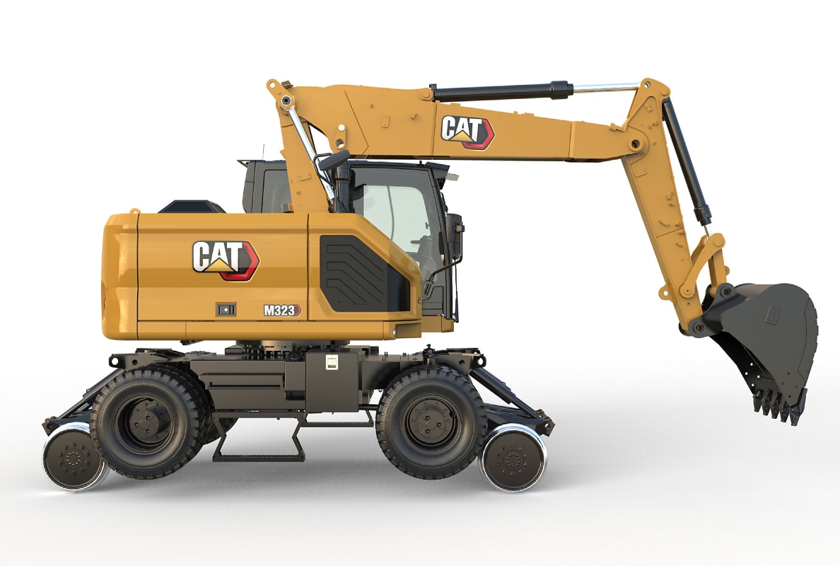 Caterpillar M323 rendering