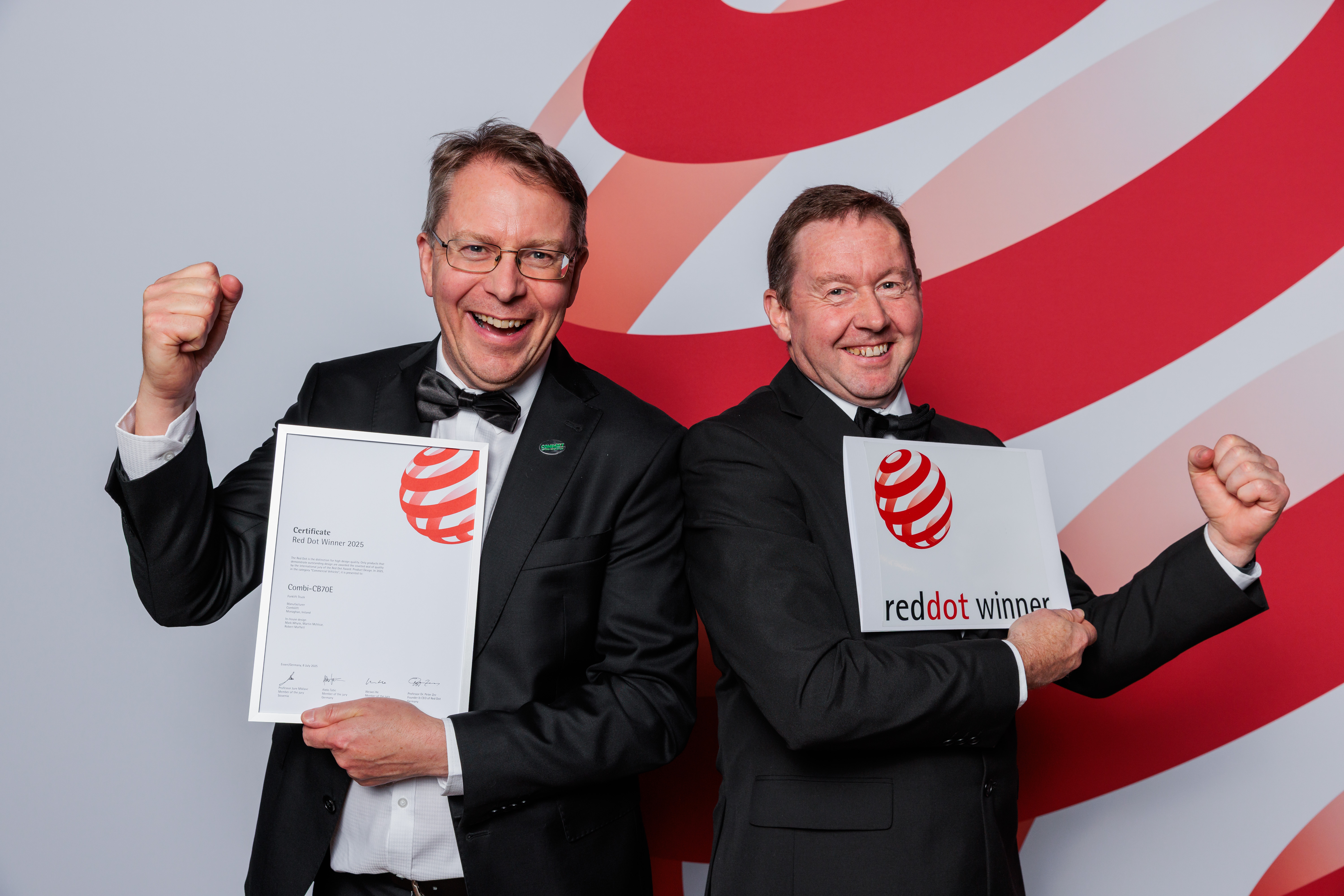 Combilift Receives its 3rd Red Dot Win with its New 7-ton Electric Multidirectional Counterbalance Forklift