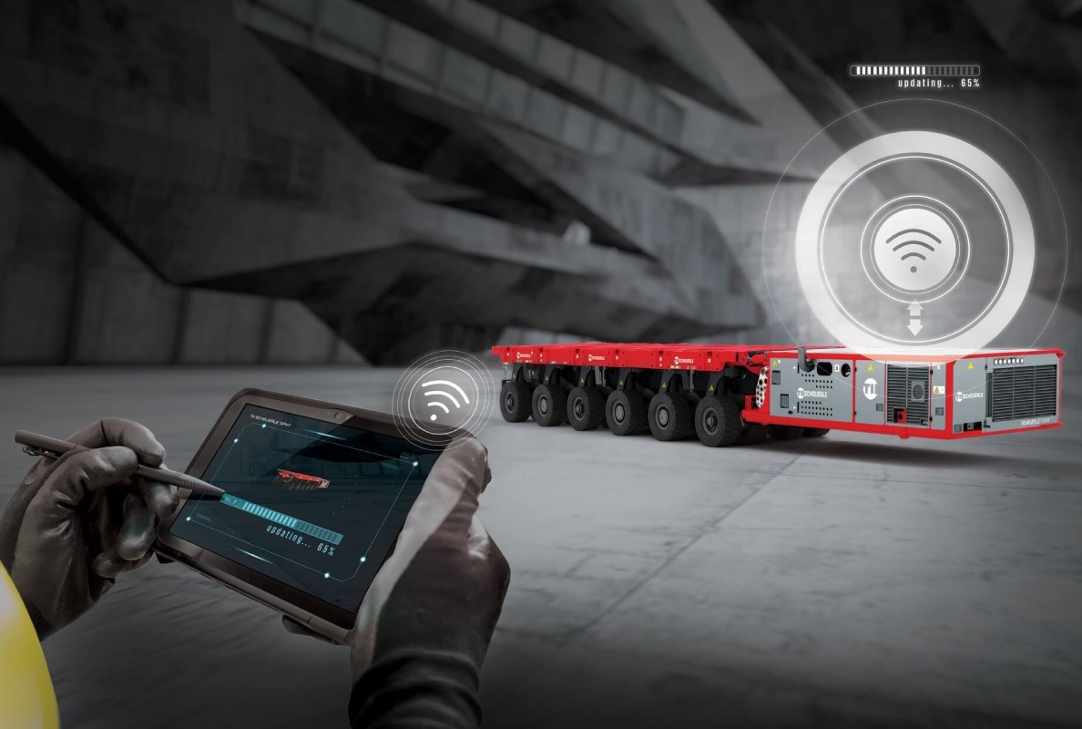 Software updates are provided over-the-air and can be carried out independently by the operator.