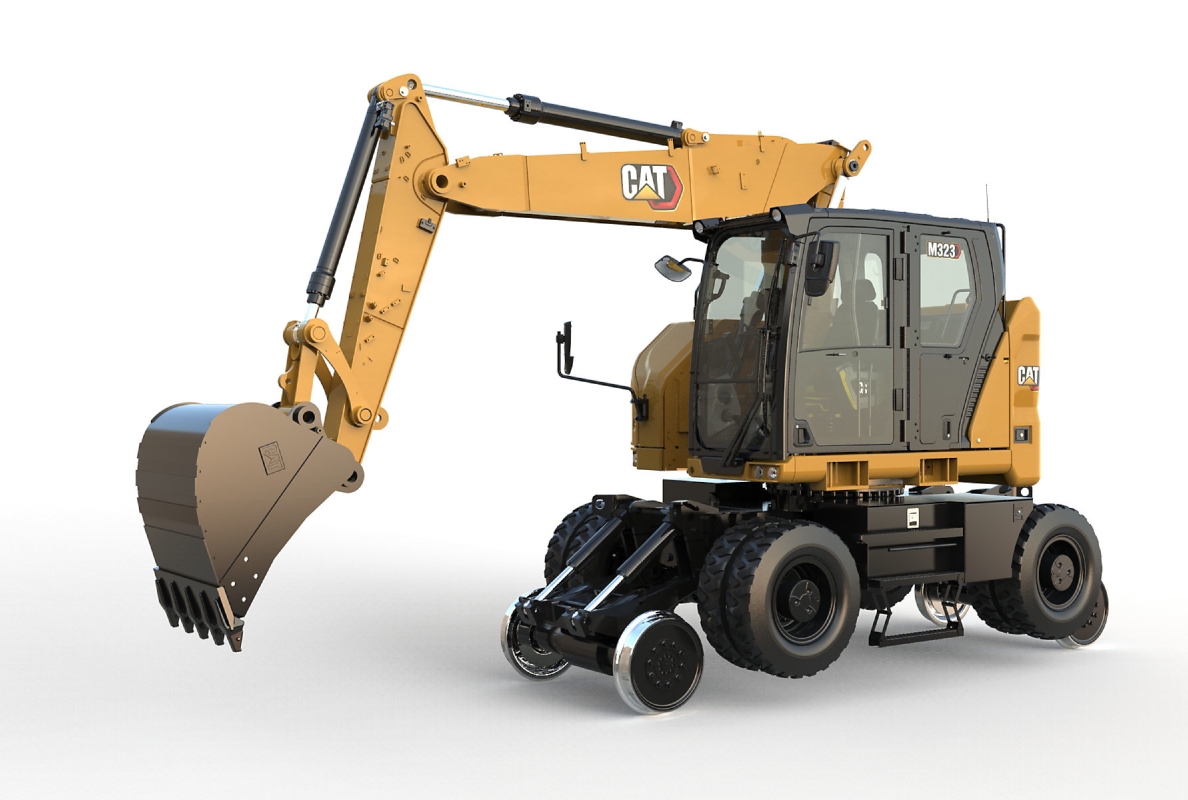 Caterpillar M323 rendering