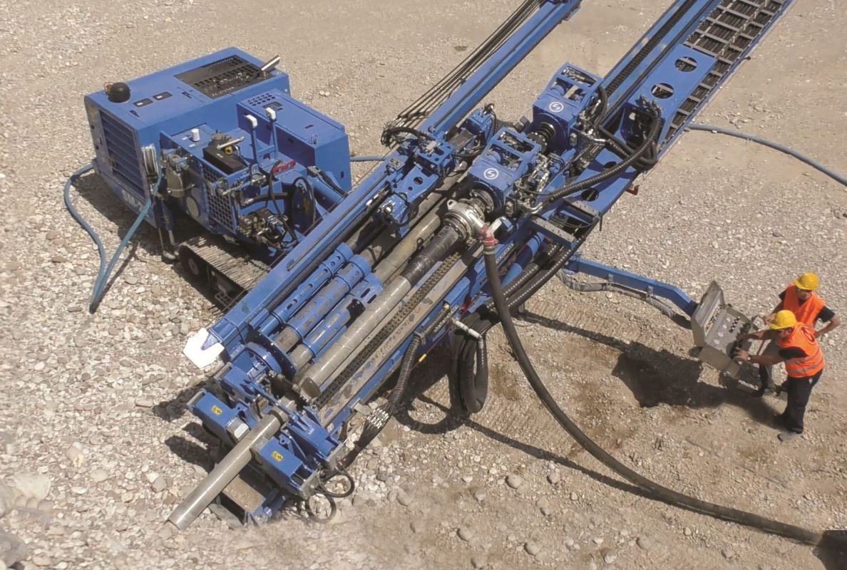Soilmec SM-22 in action