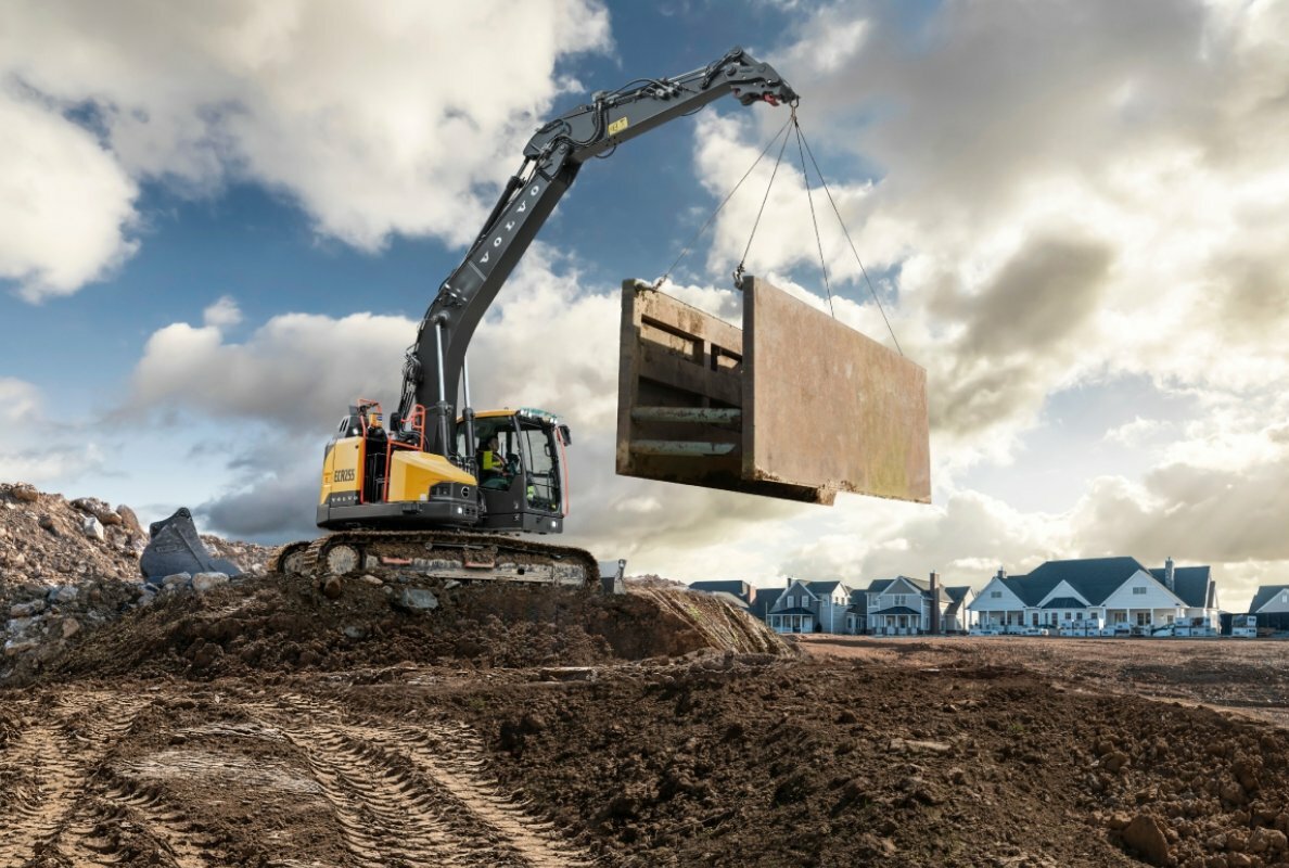 Volvo ECR255 crawler excavator