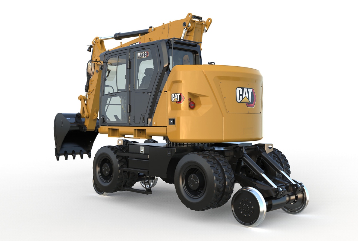 Caterpillar M323 rendering