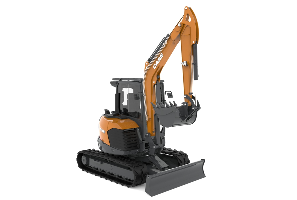 CASE CX70E midi excavator