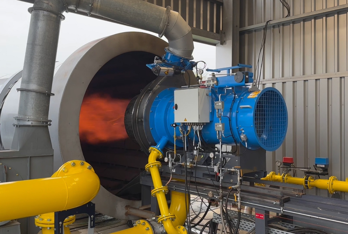 Prototype test on the burner