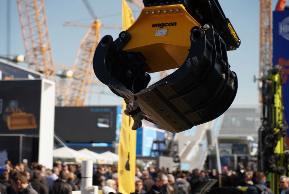 engcon's products attracted great Interest at BAUMA