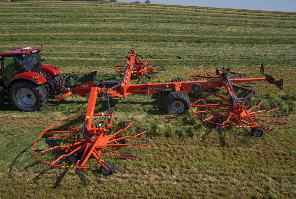 Quad-rotor rake GA 14231