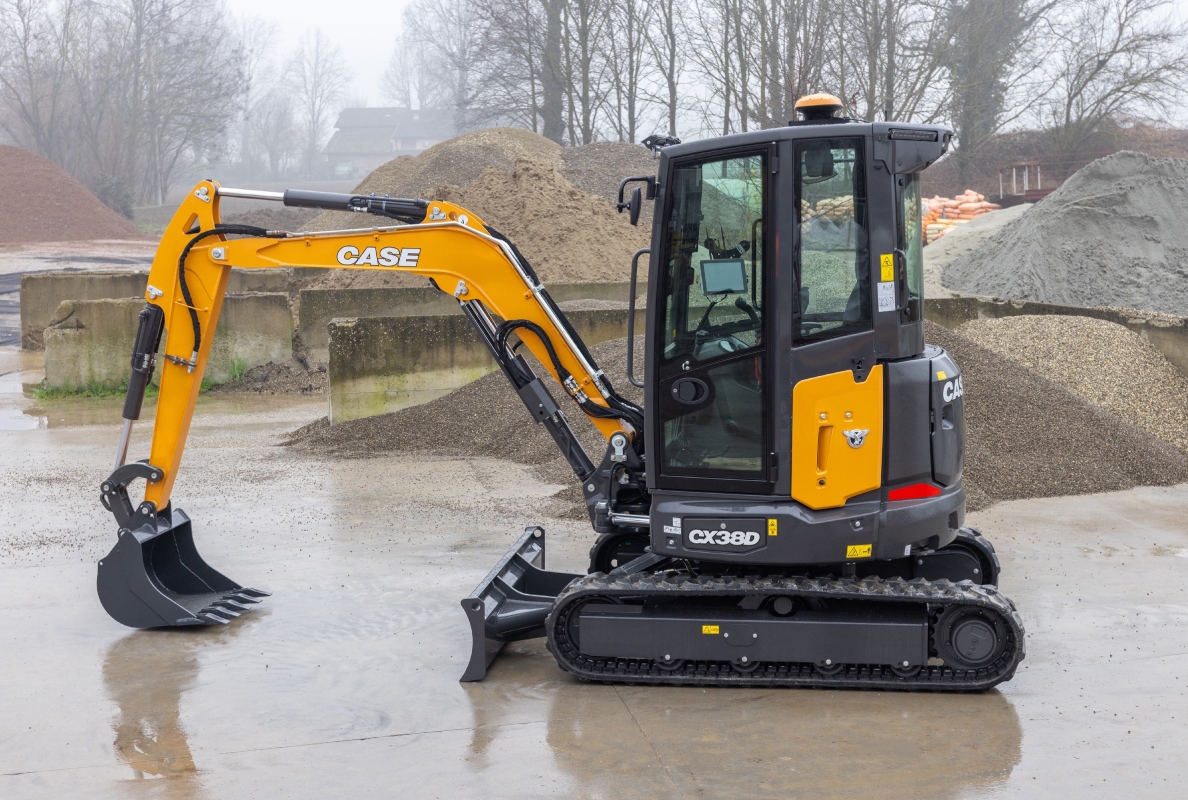 CASE Construction Equipment next-gen mini excavator