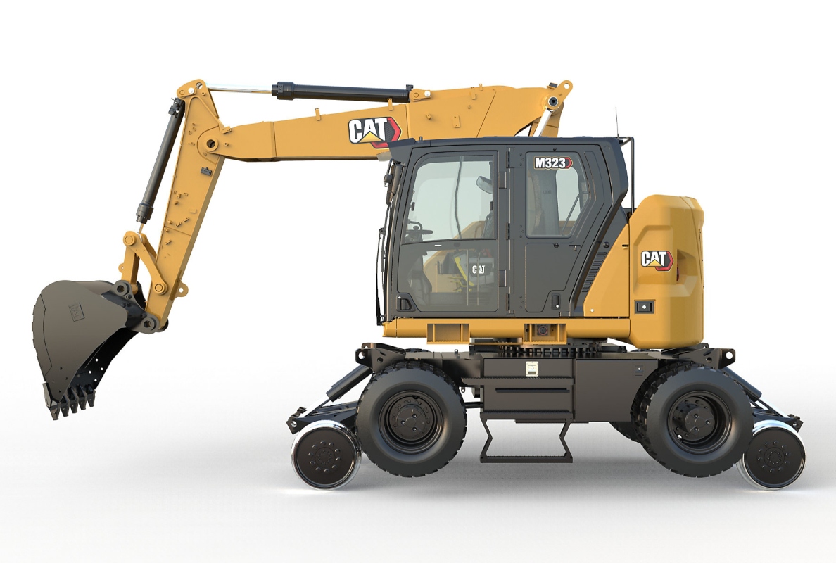 Caterpillar M323 rendering