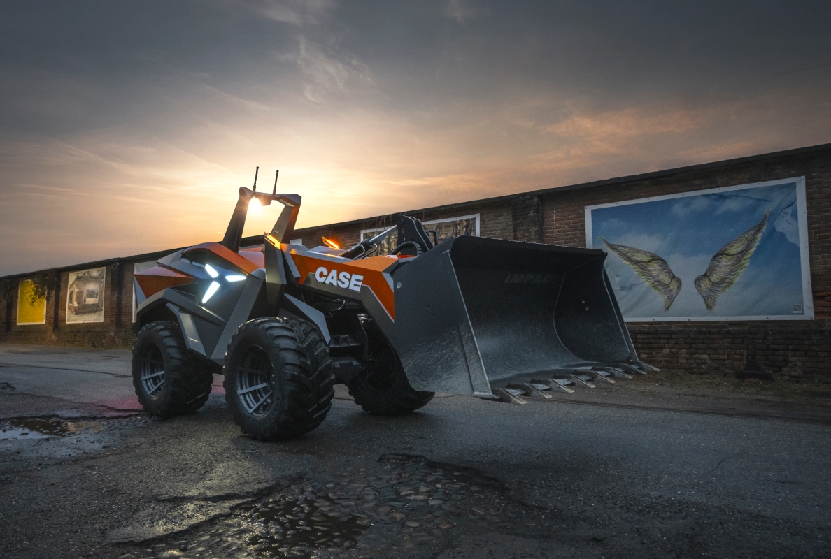 CASE Construction Equipment Unveils Impact: A Compact Wheel Loader Concept at Bauma 2025