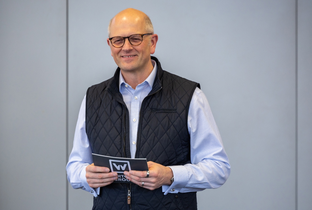 Paul Holmes, Managing Director of the Wirtgen Group subsidiary Wirtgen Ltd. in the UK.