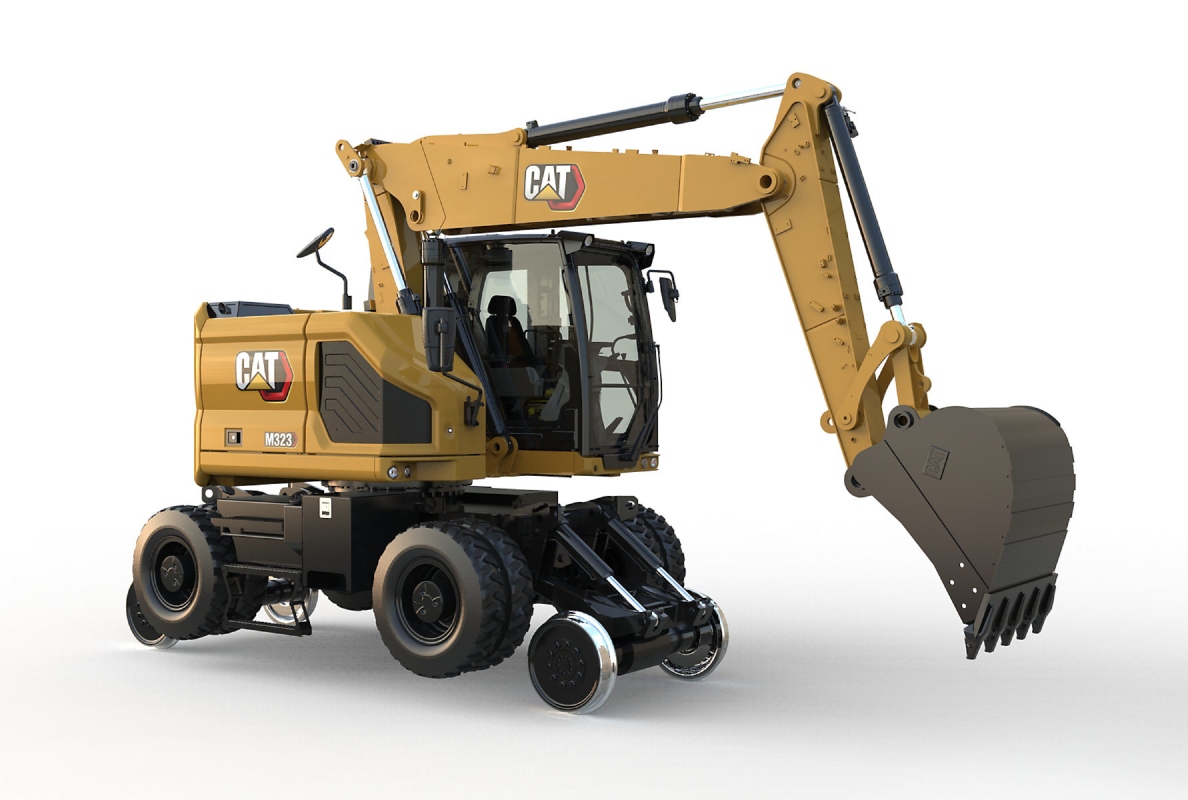 Caterpillar M323 rendering