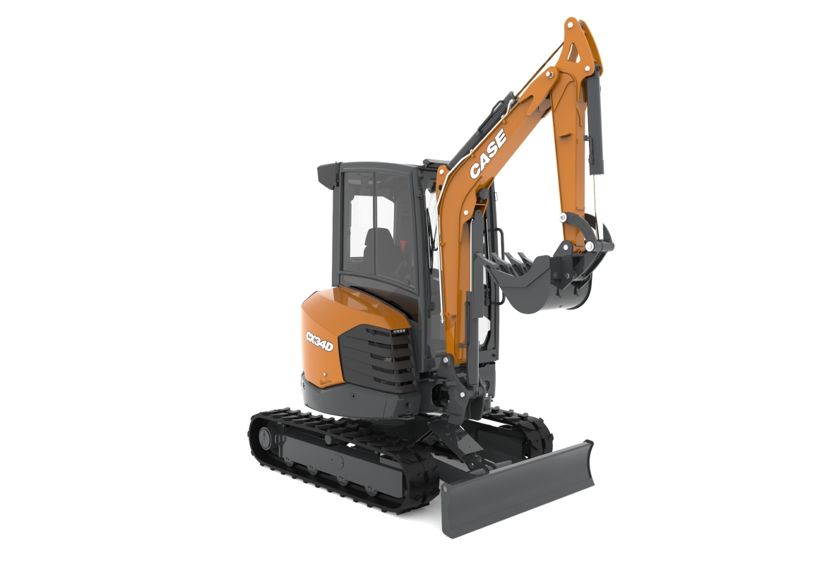 CASE Construction Equipment next-gen mini excavator