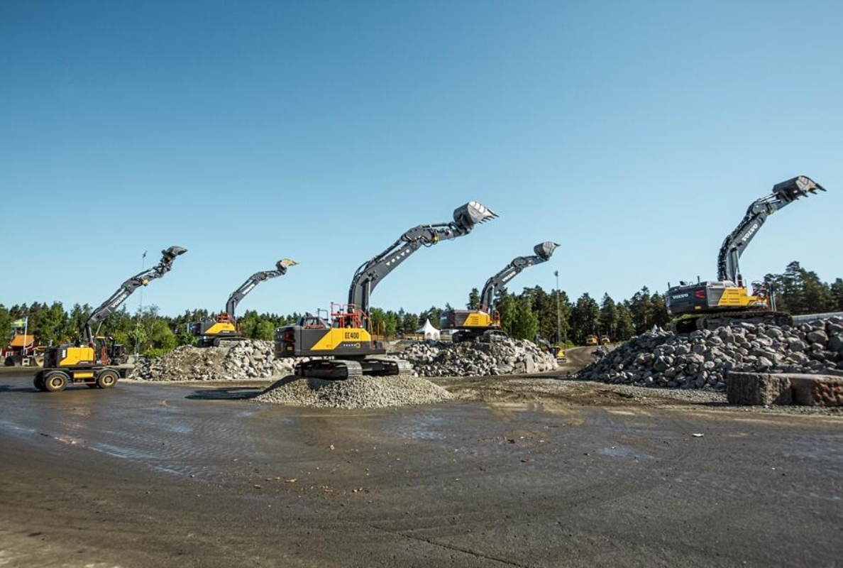 Volvo Days is a demonstration of Volvo CE’s leading product line-up.