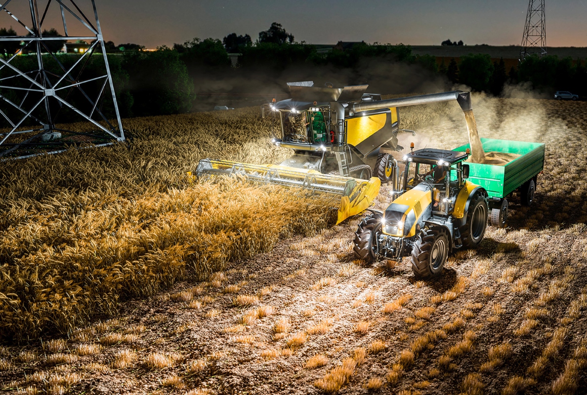 NightViu working lights increase safety and efficiency in the agricultural sector.