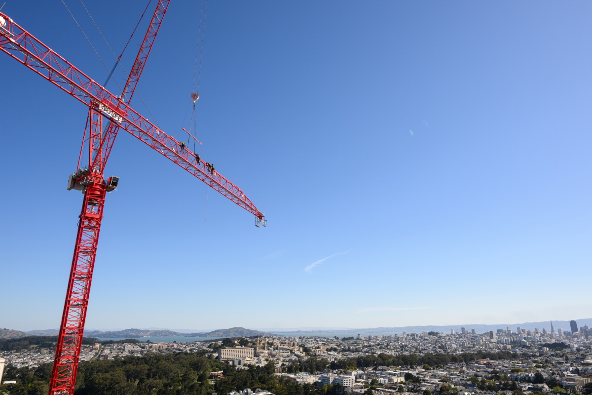 One WOLFF crane assembles