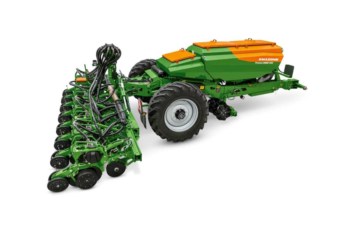 Precea 6000-TCC with central seed hopper and Central Seed Supply.