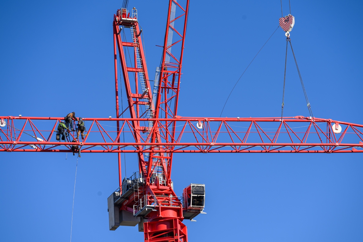 One WOLFF crane assembles