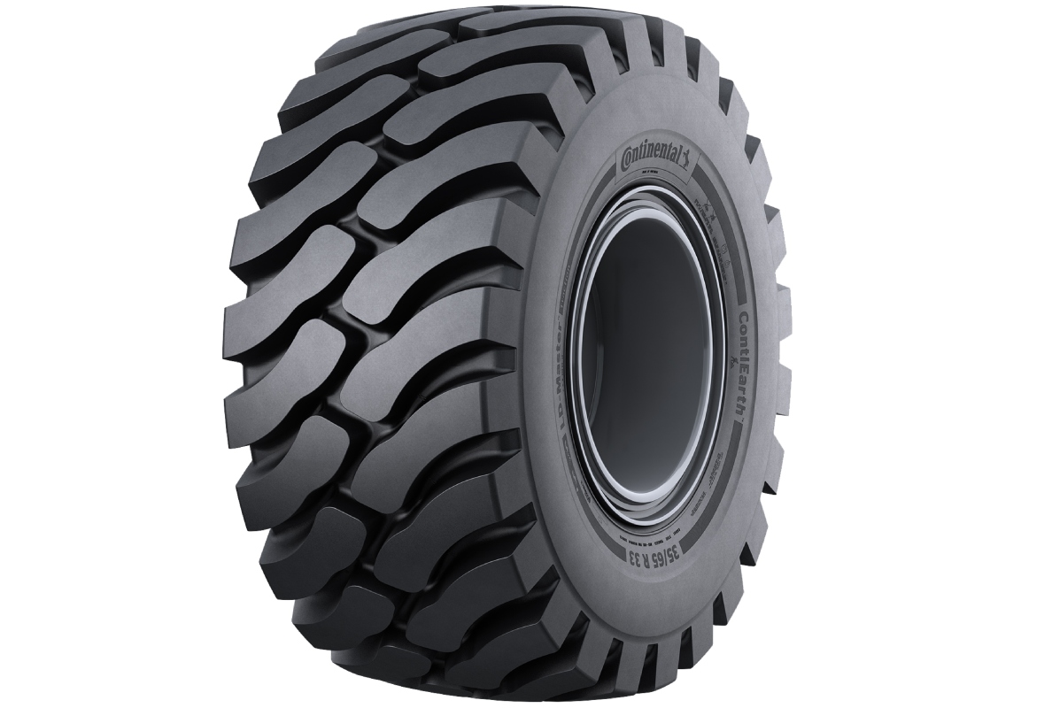 With its solid tread block design