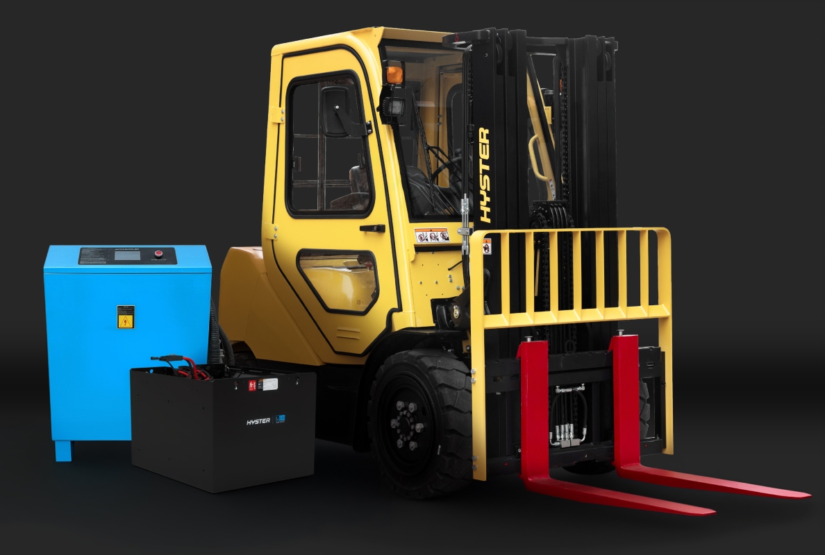 Hyster Launches Purpose-Built Lithium-Ion Battery and Charger Solutions for Forklifts