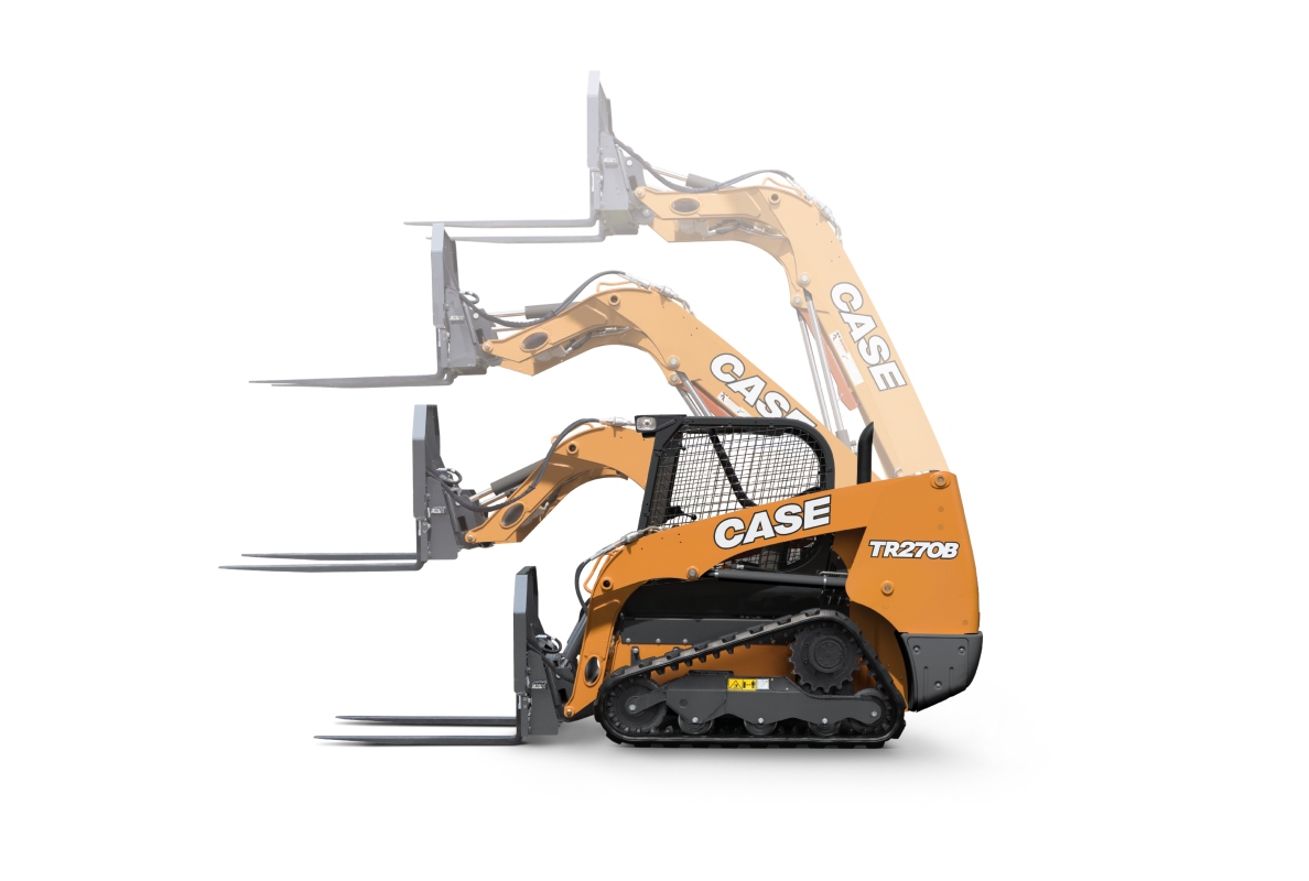 CASE Construction Equipment B Series compact track loader with bi-directional self-leveling