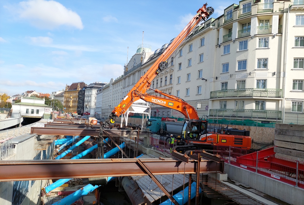 Hitachi ZX350LC-7 CTA is ideal for Austrian infrastructure project