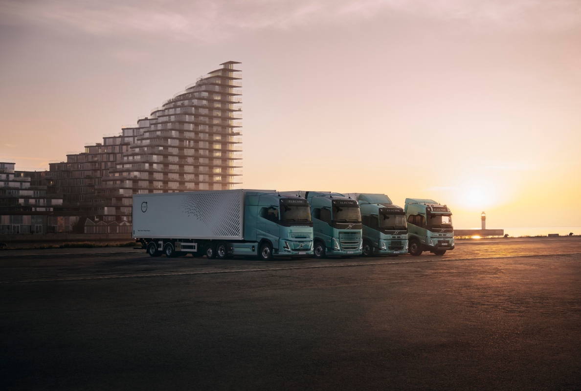 New electric truck range