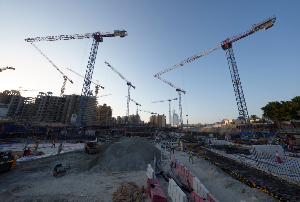 Seven Raimondi flat-tops for one of Dubai’s most prestigious masterplans