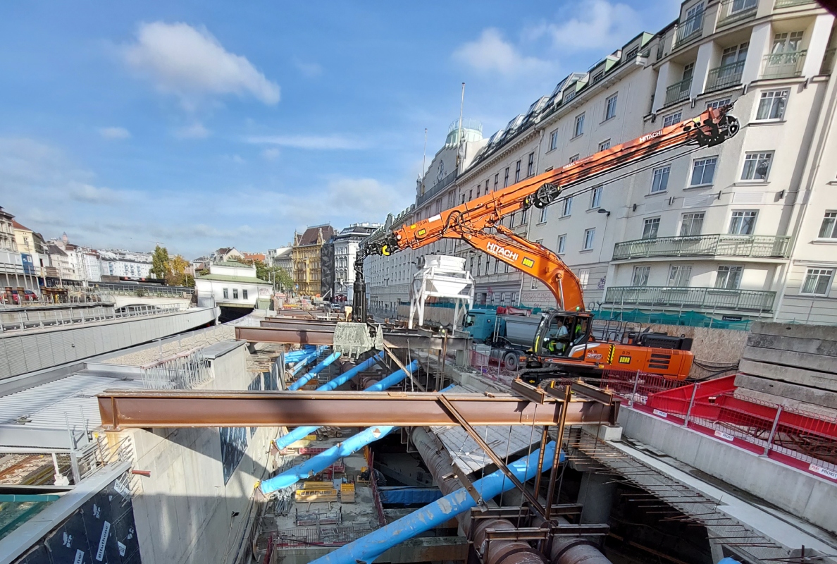 Hitachi ZX350LC-7 CTA is ideal for Austrian infrastructure project