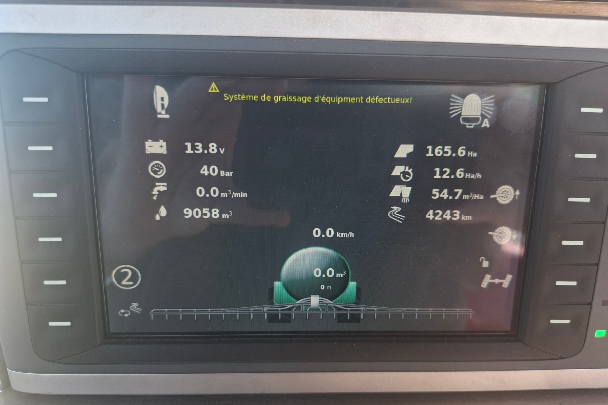 GreaseControl screen