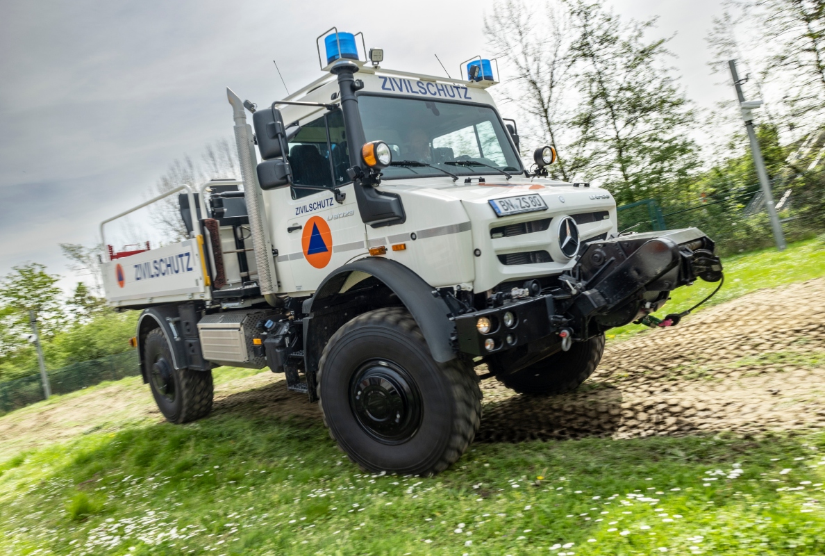 Unimog U 5023 at the Federal Office for Civil Protection and Disaster Assistance